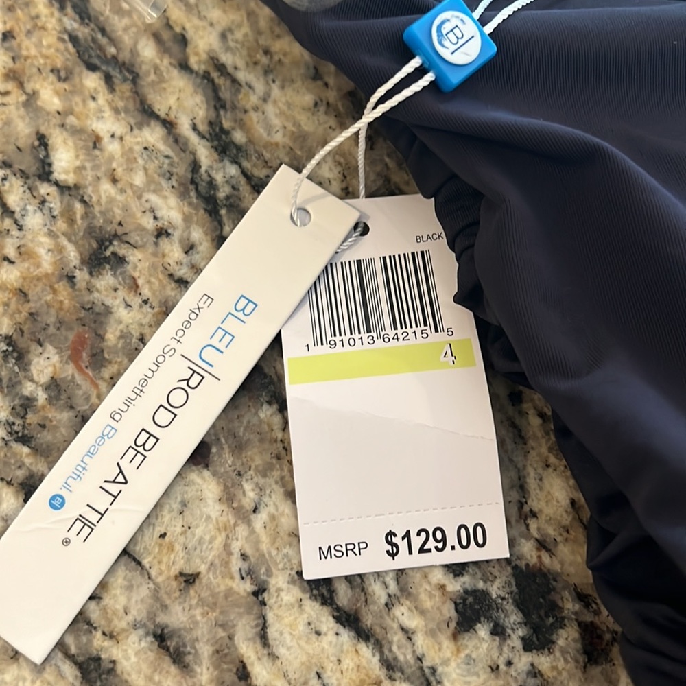 Bleu Rod Beattie halter top one piece swimsuit NWT Sz 4 - Picture 7 of 9
